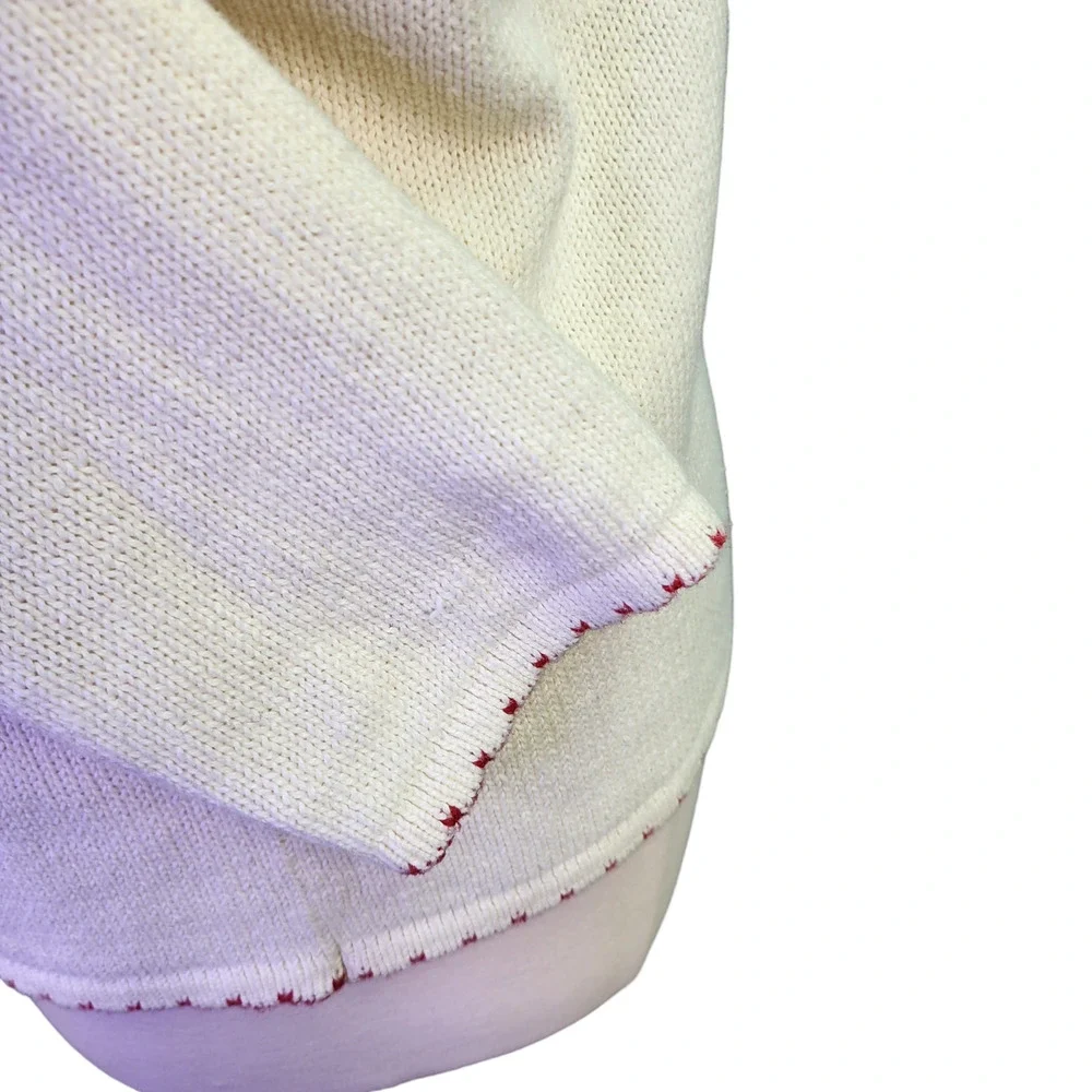 Haband Sweater Women’s Large Embroidered Floral Button-Up Cardigan Cottagecore - Picture 8 of 16